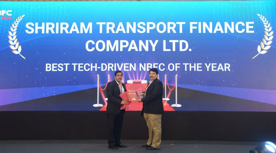 Shriram Transport Finance Company Ltd wins 'Best Tech-Driven NBFC of the Year 2022'